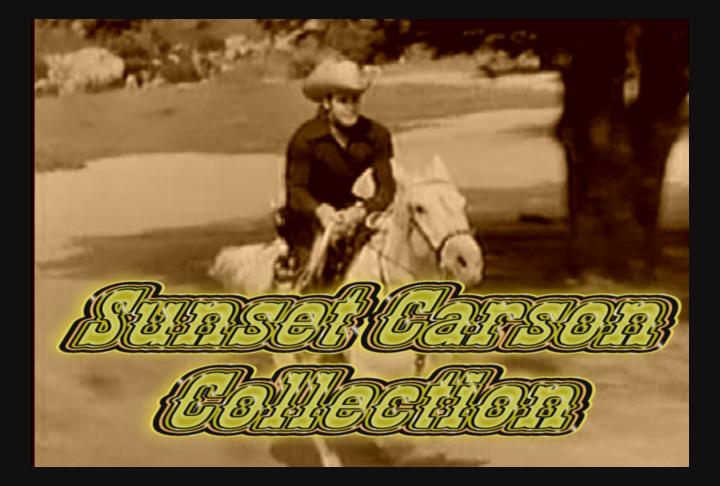 Sunset Carson Collection 7 DVD ~ 20 Great Westerns